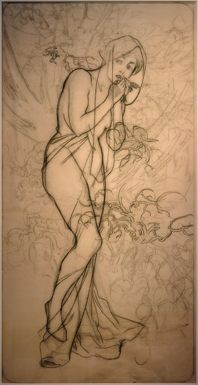 Winter von Alphonse Mucha