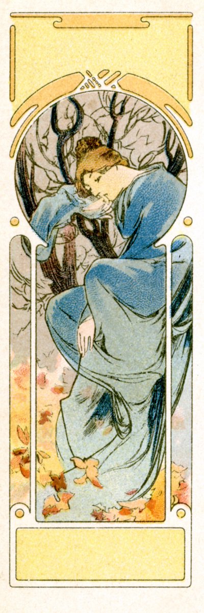 Winter von Alphonse Mucha