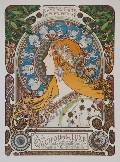 Zodiac, 1896 von Alphonse Mucha