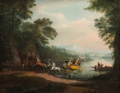 Missgeschick am Furt von Alvan T. Fisher