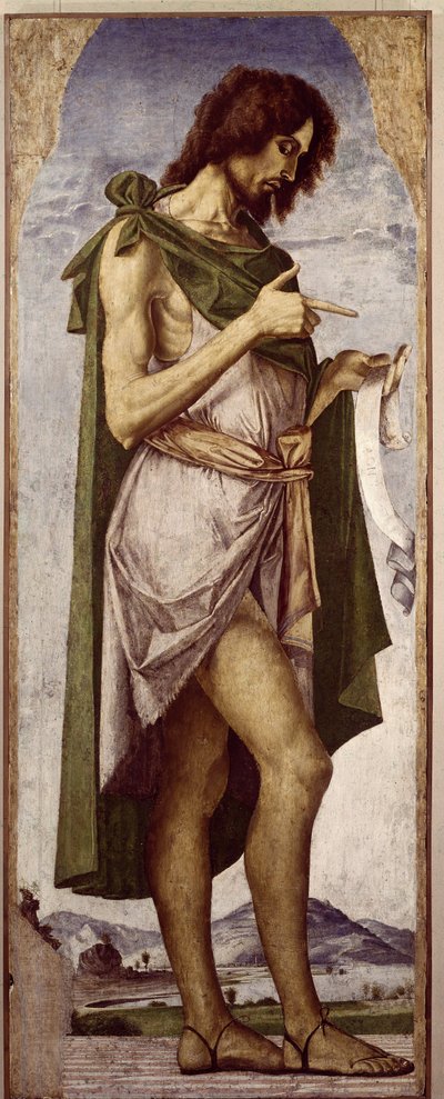 San Giovanni Battista, ca. 1480 von Alvise Vivarini