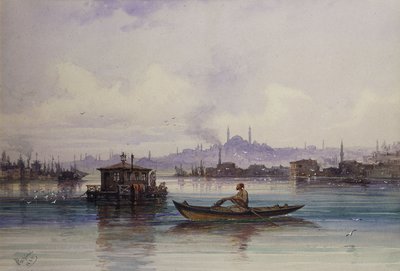Am Bosporus, 1865 von Amadeo Preziosi
