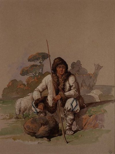 Schäfer, ca. 1855 von Amadeo Preziosi