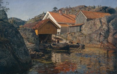 Zwischen Felsen, Mol, Nye-Hellesund von Amaldus Nielsen