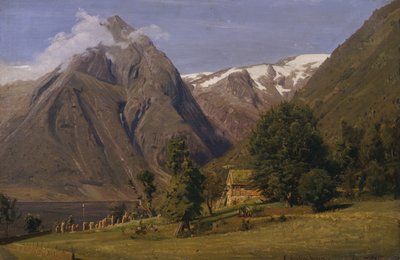 Sommertag, Balestrand von Amaldus Nielsen