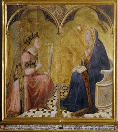 Die Verkündigung von Ambrogio Lorenzetti