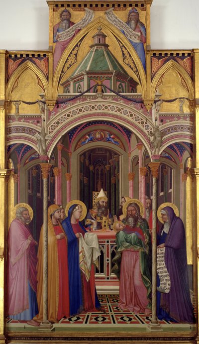 Die Darstellung im Tempel, 1342 von Ambrogio Lorenzetti