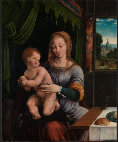 Madonna mit Kind von Ambrosius (attr. to) Benson