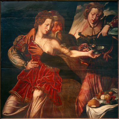 Loth und seine Töchter von Ambrosius Benson