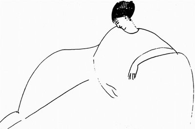 Anna Achmatowa, 1911 von Amedeo Modigliani