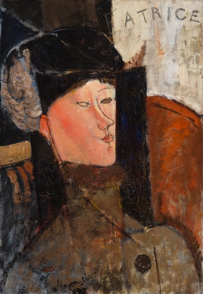 Beatrice (Porträt von Béatrice Hastings) von Amedeo Modigliani
