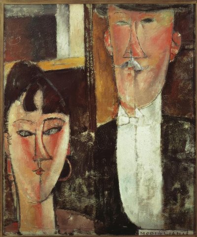 Braut und Bräutigam von Amedeo Modigliani