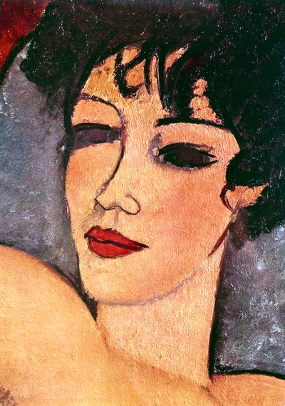 Detail eines schlafenden Aktes, ca. 1917 von Amedeo Modigliani