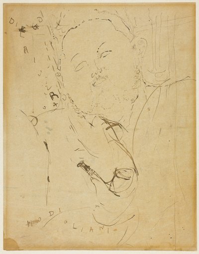 Diego Rivera von Amedeo Modigliani