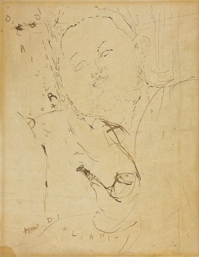 Diego Rivera, 1915 von Amedeo Modigliani