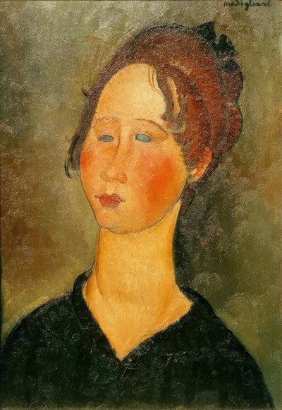 Die Burgunderin von Amedeo Modigliani