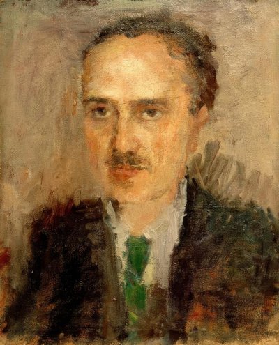 Mann mit Schnurrbart von Amedeo Modigliani