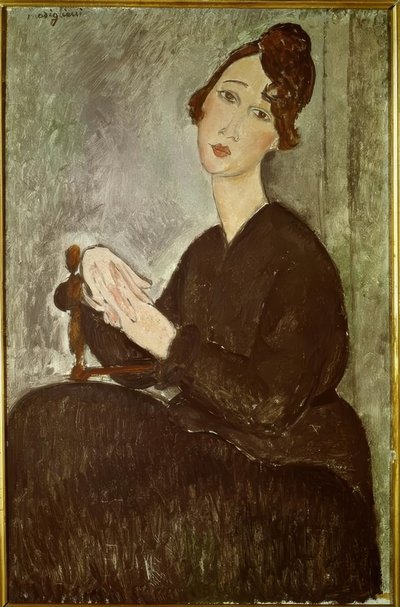 Porträt von Dédie (Odette Hayden) von Amedeo Modigliani