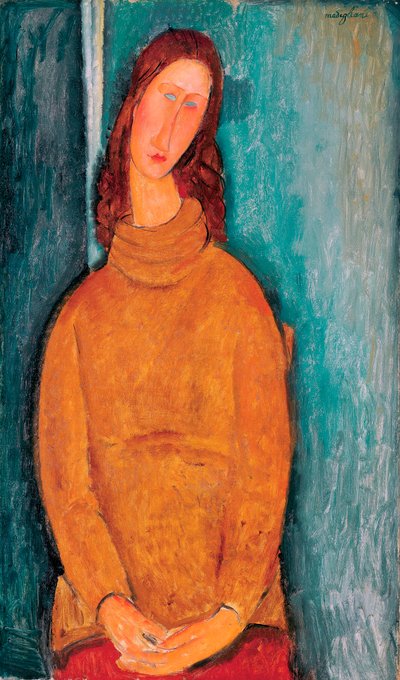 Porträt von Jeanne Hébuterne, 1919 von Amedeo Modigliani