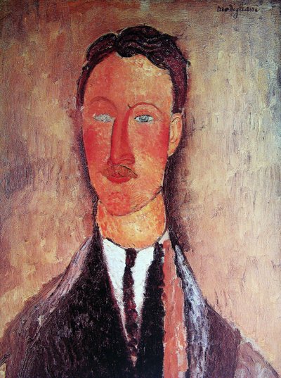 Porträt von Léopold Survage, 1918 von Amedeo Modigliani