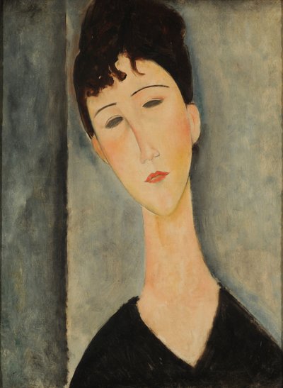Porträt einer jungen Frau von Amedeo Modigliani