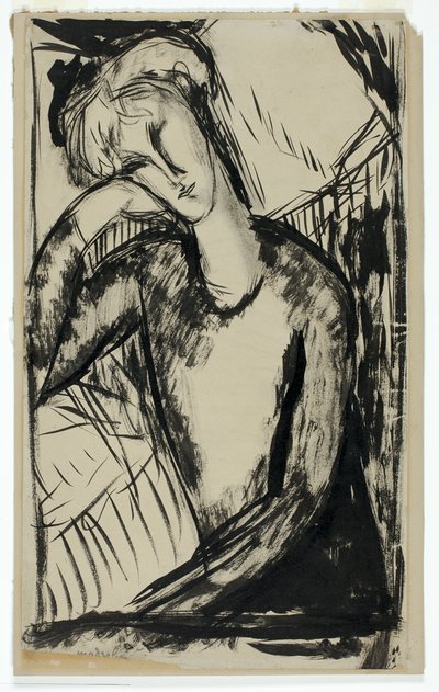 Porträt einer jungen Frau von Amedeo Modigliani