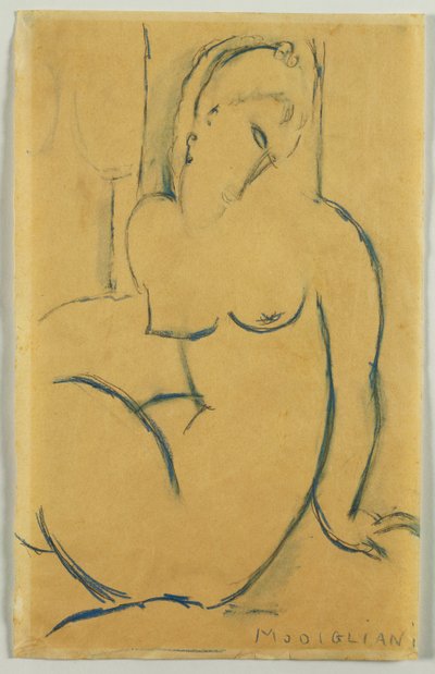 Sitzende Frau, 1914 von Amedeo Modigliani