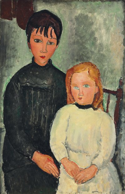 Zwei Mädchen von Amedeo Modigliani