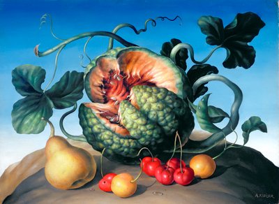 Melone auf einem Berg von Amelia Kleiser