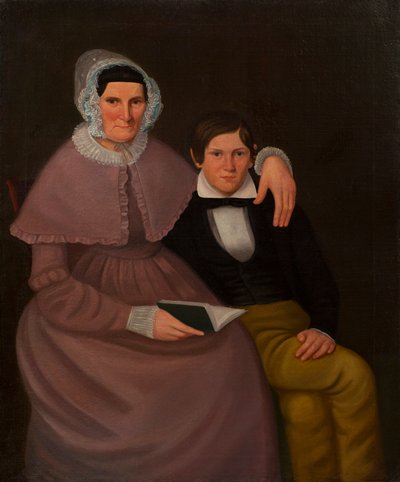 Porträt von Hannah und Joseph Cresswell von American
