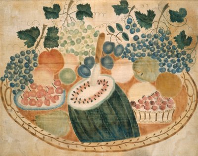 Obst auf einem Tablett von American 19th Century