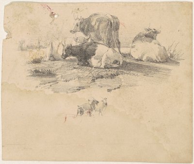 Rinderherde von American 19th Century