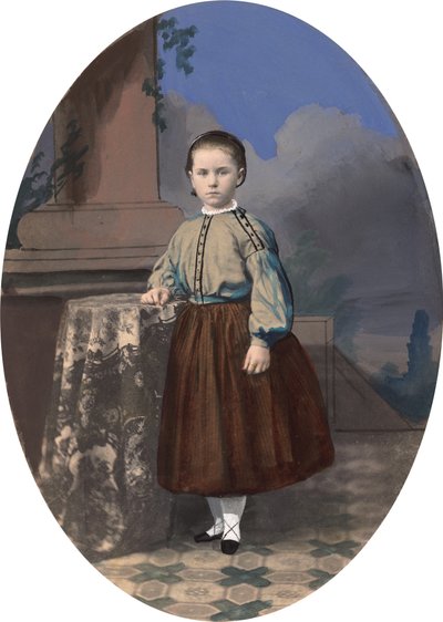 Porträt eines Mädchens von American 19th Century