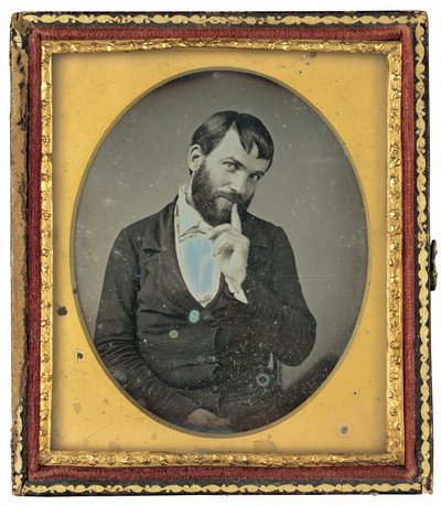 Porträt eines Mannes von American 19th Century