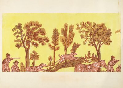Bandbox-Design (Kaninchenjagd) von American 20th Century