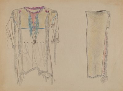Hirschlederhemd und Leggings von American 20th Century
