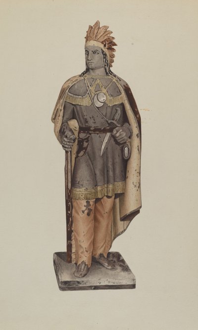Zigarrenladen-Indianer von American 20th Century