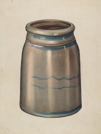 Irdenware Krug von American 20th Century