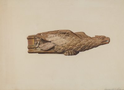Galionsfigur vom Schoner "Nellie G" von American 20th Century