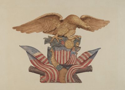 Kiefernornament (Adler) von American 20th Century