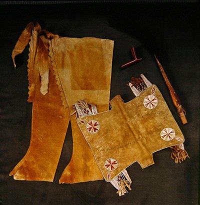Gamaschen und Leggings (Leder & Perlen) von American American