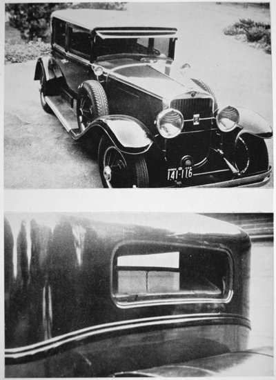 Al Capones (1899-1947) gepanzerter Cadillac von American Photographer