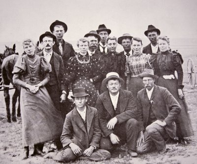 Amerikanische Pioniere, ca. 1850 von American Photographer
