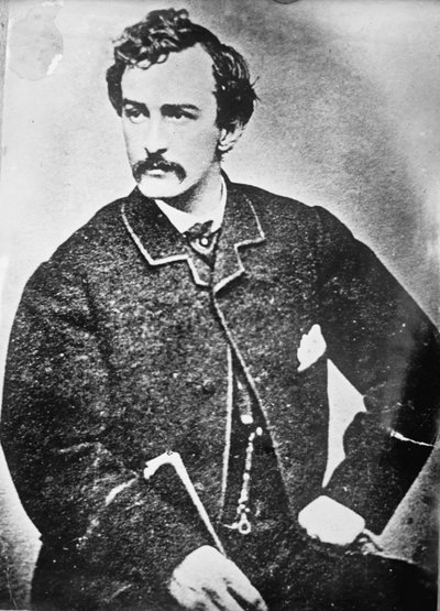 Porträt von John Wilkes Booth, 1861-65 von American Photographer