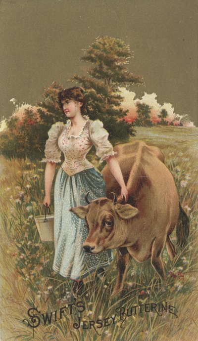 Werbung für Swifts Jersey Butterine, ca. 1880 von American School