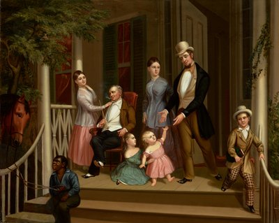 Ashe-Moses Familiengruppe von American School