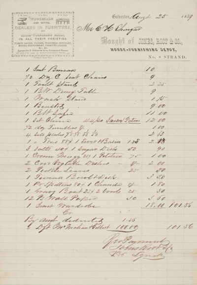 Kaufvertrag vom 25. August von American School