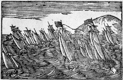 Brillanter Seesieg, Illustration von American School