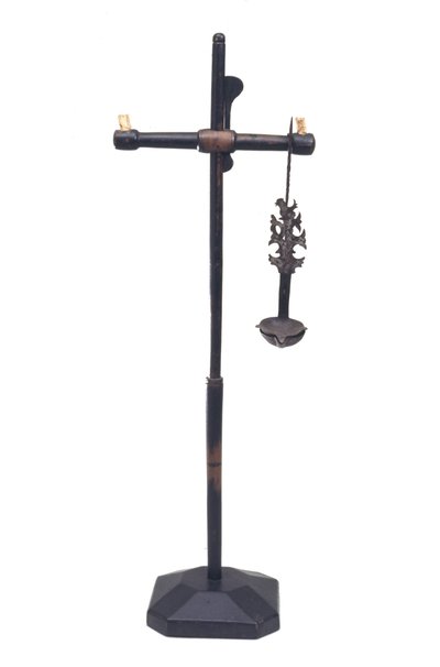 Kerzenständer, um 1710-1730 von American School