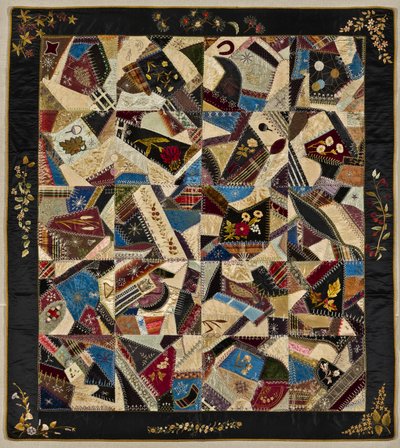 Crazy Quilt, um 1875-1900 von American School